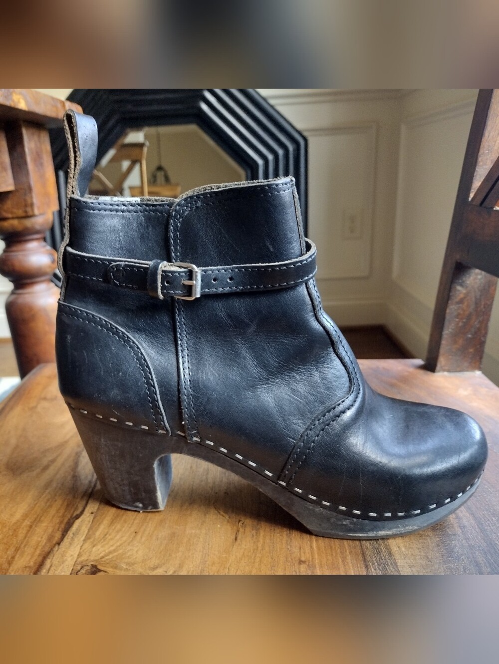 Swedish Hasbeens Edith Clog Boots Size 41 (9.5-10)